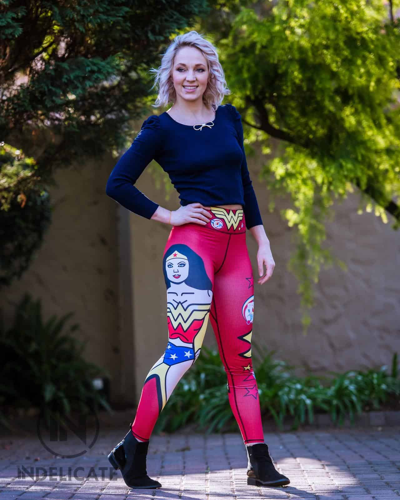 Wonder Woman Art Leggings – Indelicate Clothing