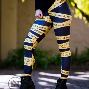 Caution Tape Leggings