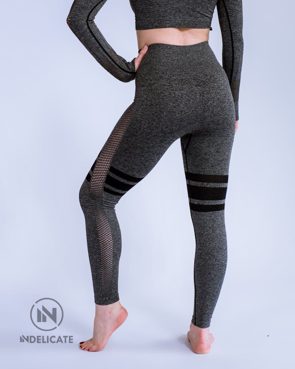 Black Mesh Capri Leggings – Indelicate Clothing