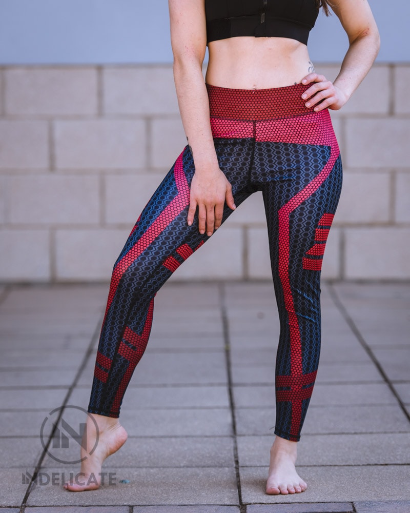 Red Cyborg Leggings – Indelicate Clothing