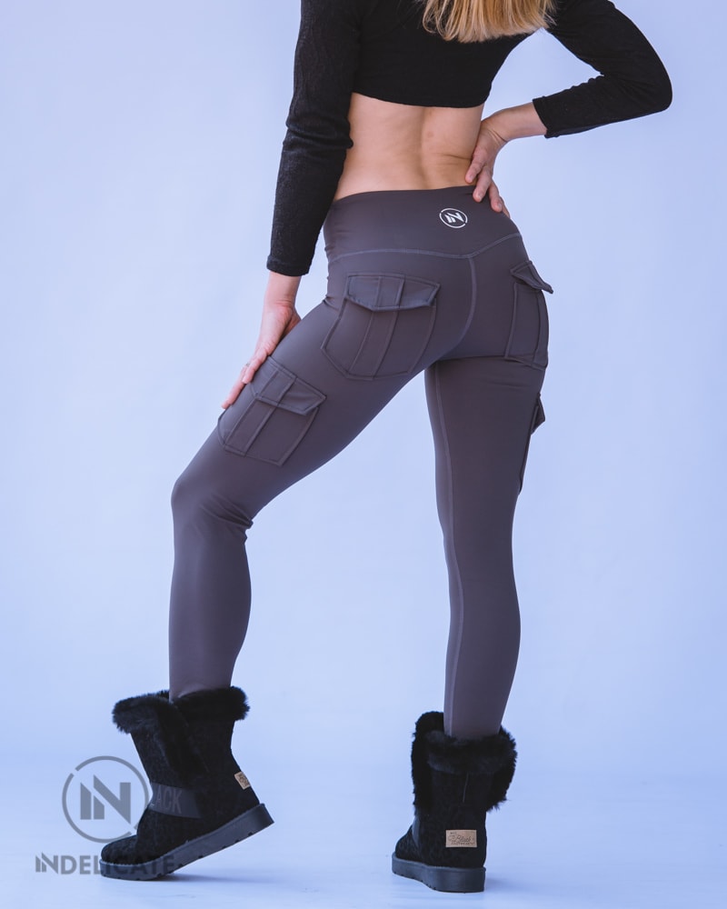 Charcoal Cargo Luxe Leggings – Indelicate Clothing