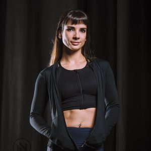 Black Fitted Luxe Top | High-Quality Athleisure - Image 3