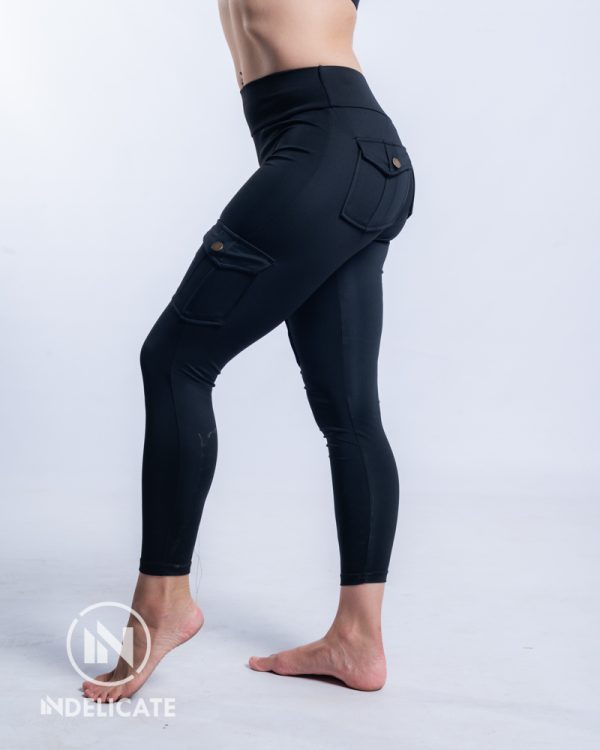 Midnight Cargo Luxe Leggings | Luxury UltraSoft Women’s Leggings - Image 3