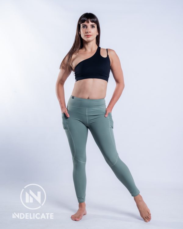 Mint Basix Luxe Leggings - Image 2