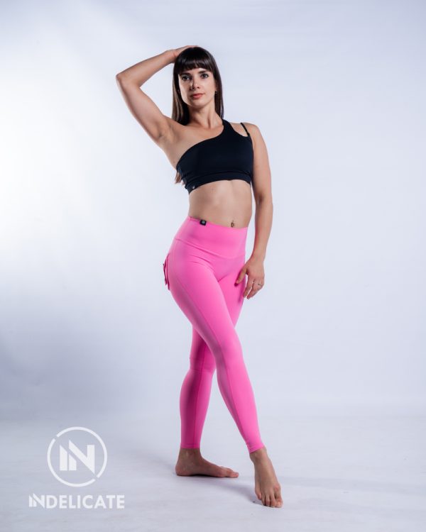 Pink Luxe Pocket Leggings - Image 3