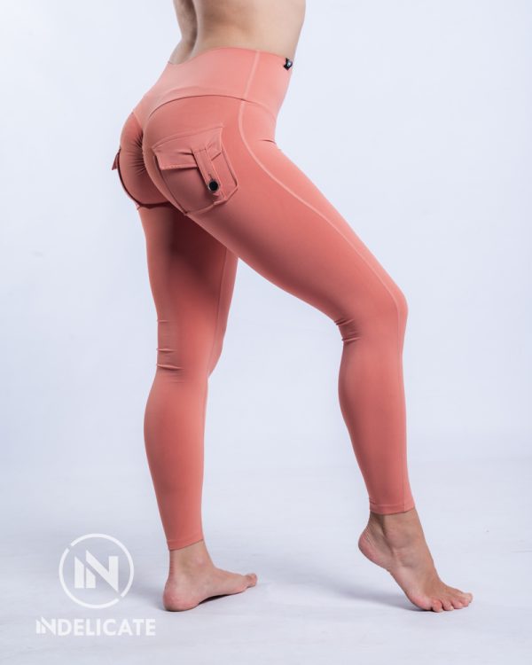 Peach Luxe Pocket Leggings