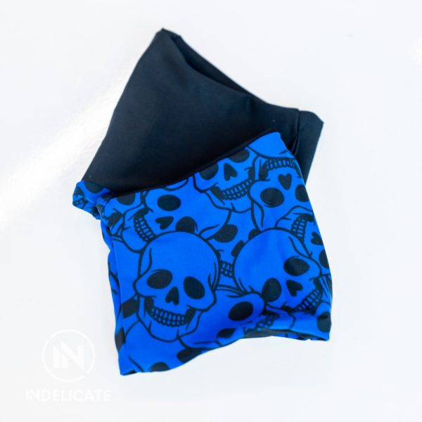 Blue Skulls Shoe Covers - Image 2