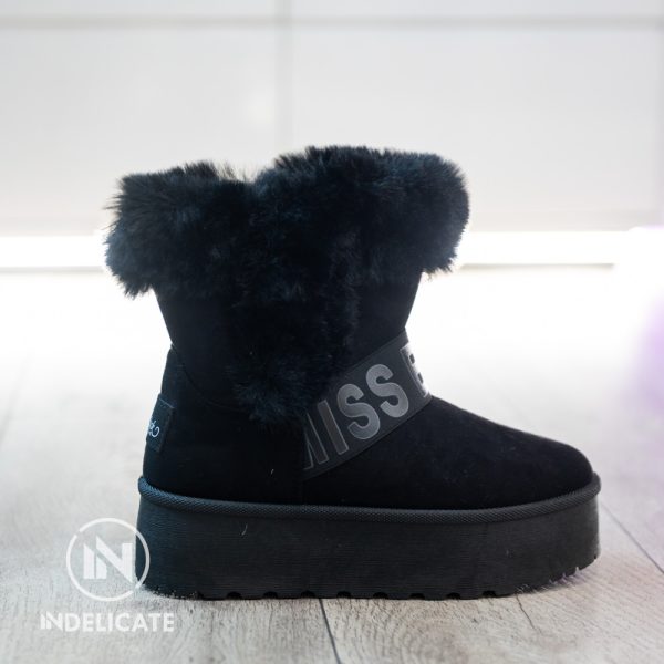 Platform Winter Boots Black