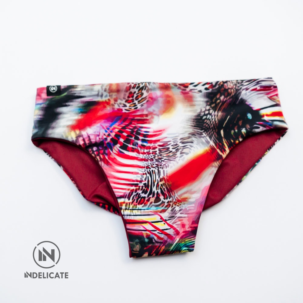 Wild Crimson Reversible Shorts