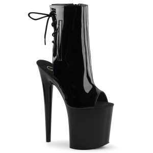PLEASER FLAMINGO-1018 | 8 inch | Open Toe/Heel Platform Boots